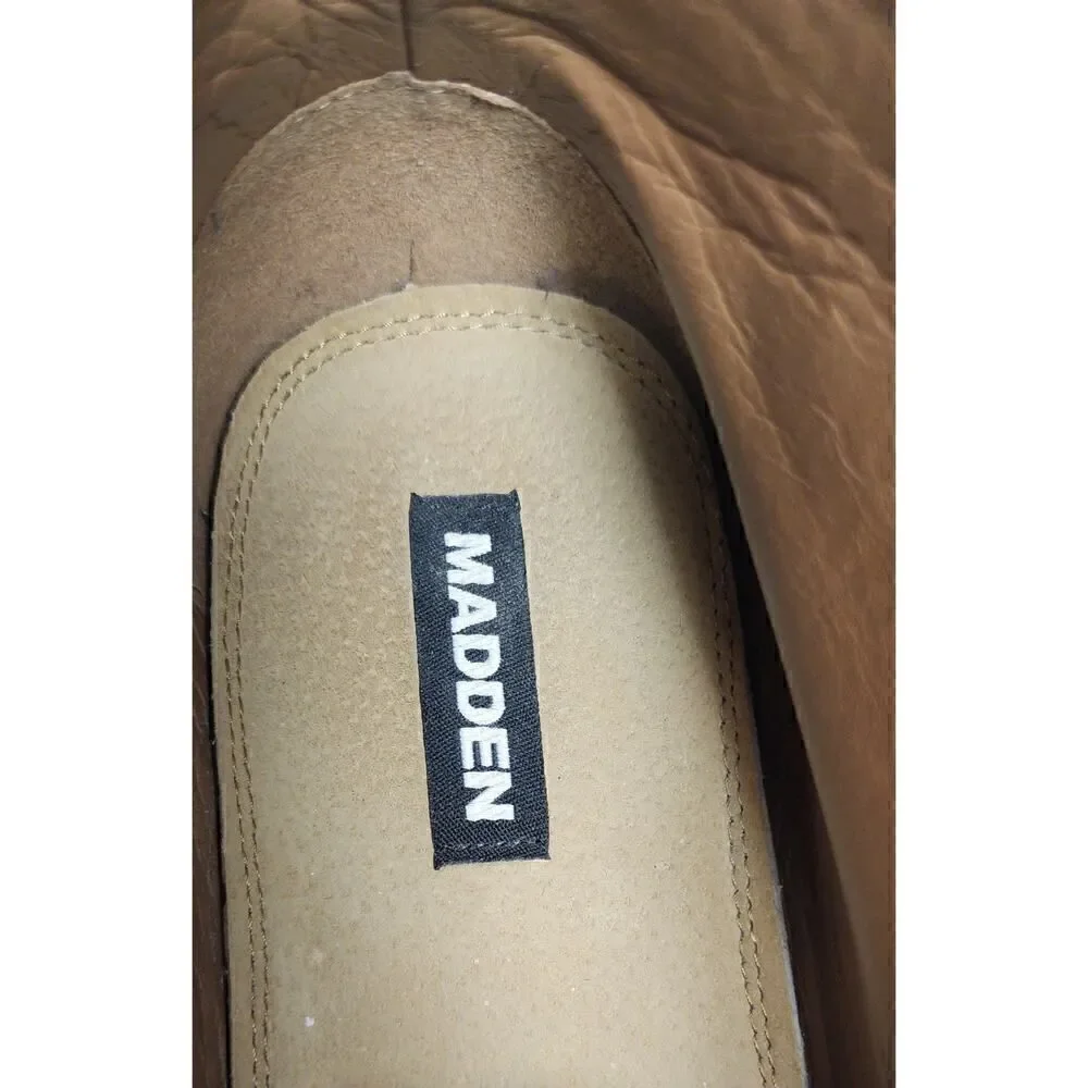 Steve Madden Men's M-Alakk Cognac  Brown Chukka  Leather Boots Shoes  Size 12M